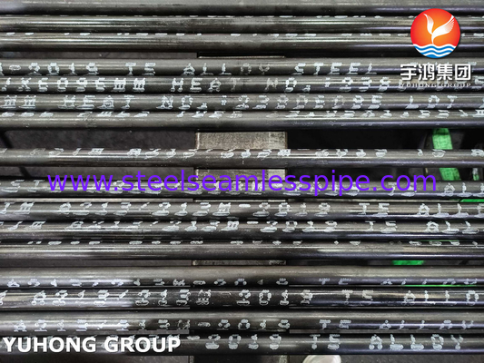 ASTM A213/ASME SA213 GR.T5 tabung tanpa jahitan baja paduan untuk aplikasi penukar panas dan boiler