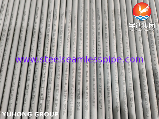 ASTM A268 TP430 Ferritic stainless steel Seamless Tube untuk layanan suhu tinggi