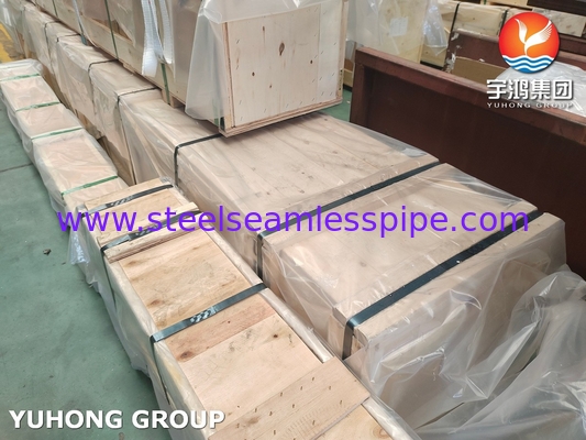 Tabung Kondensator Panas Alloy Tembaga Tanpa Jajar Astm B111 C44300 O61 CuZn28Sn1