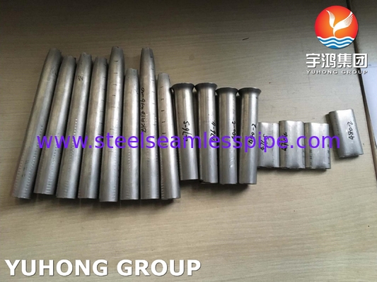 Tabung Titanium ASME SB338 GR2 Aplikasi pemanas air garam kemurnian tinggi