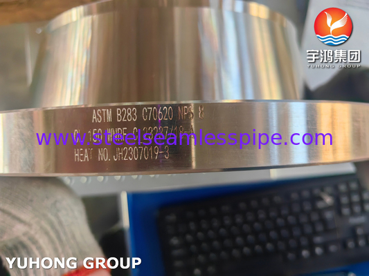 ASTM B283 C70620 Flange RF leher las tembaga