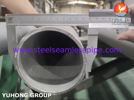 ASTM A312 TP304H Stainless Steel Seamless Pipe Dengan Kekuatan Tinggi