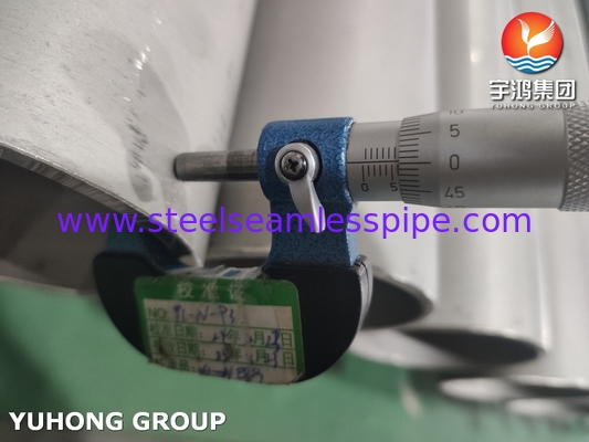 ASTM A312 TP304H Stainless Steel Seamless Pipe Dengan Kekuatan Tinggi