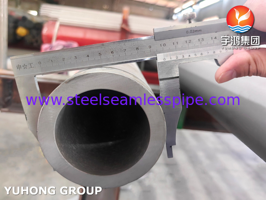 ASTM A790 Gr 2205 / UNS S32205 pipa stainless steel duplex tanpa jahitan