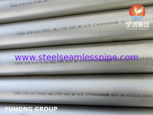 ASTM A312 TP321 / S32100 SIP SEAMLESS NACE MR0175 / ISO 15156 Disetujui
