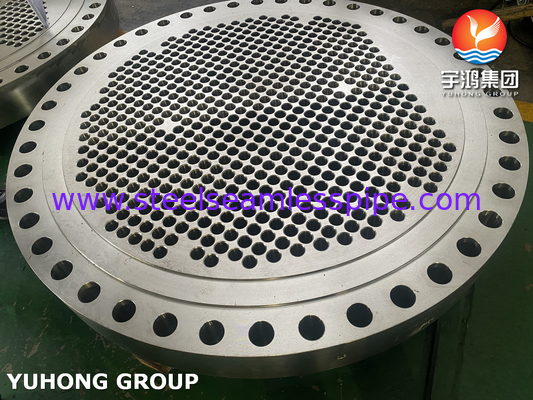 ASTM a182 Baffle dan Tube Sheet Baffle dan Tube Sheet untuk Exchanger Panas