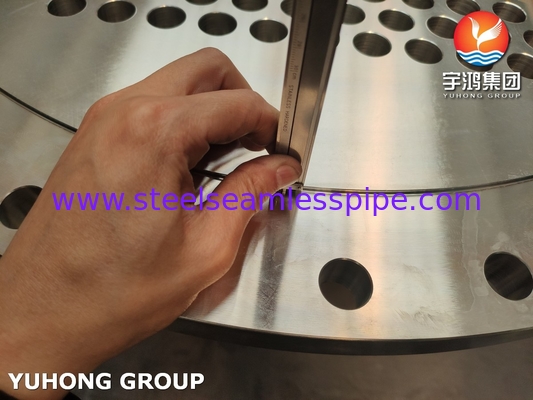 ASTM A182 F304 Lembar tabung stainless steel Exchanger Panas Tabung
