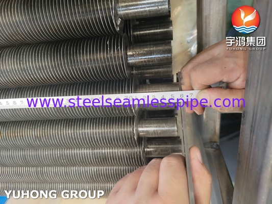 ASTM A179 COBON STEEL FIN TUBE A1100 Strip Aluminium untuk penukar panas