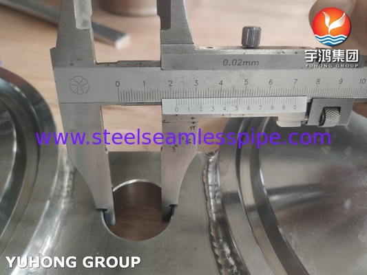 ASTM A182 F51 Duplex Steel Spectacle Blind Flange / B16.48 RTJ Gambar-8 Blank