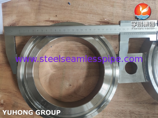 ASTM A182 F51 Duplex Steel Spectacle Blind Flange / B16.48 RTJ Gambar-8 Blank
