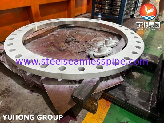 ASTM A240 F904L Flange Super austenit stainless steel dengan ketahanan korosi yang baik