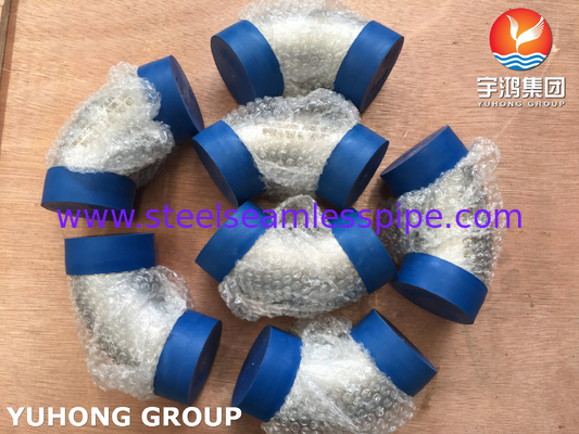 ASME SB366 WP904L-S Fittings baja tahan karat 90° LR Elbow BW ASME B16.9