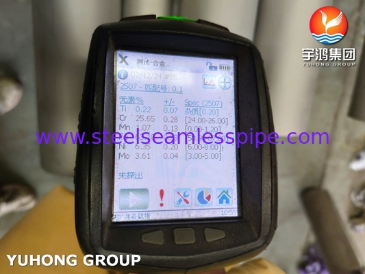 A790 S32750 Super Duplex Steel Seamless Pipe Untuk Generasi Listrik