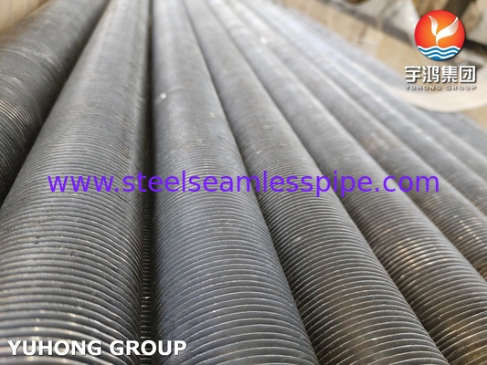 SA249 TP304 Stainless Steel Extruded Fin Tube Untuk Rice Mill Heat Exchanger