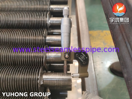 A179 Karbon Steel Fin Tube A1100 A1060 Aluminium Strip Untuk Air Cooler
