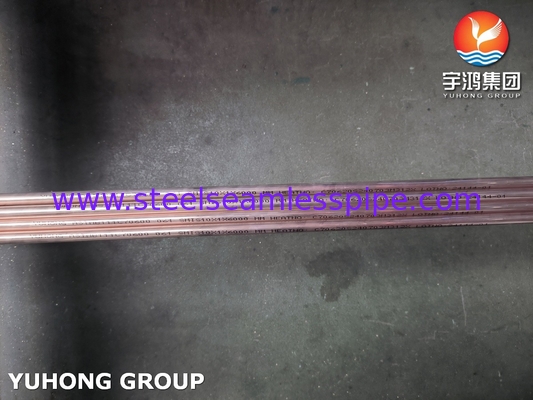 ASTM B111 C70600 Soft Anneal O61 Tembaga Nikel Alloy Tube Air Laut Dingin Tabung