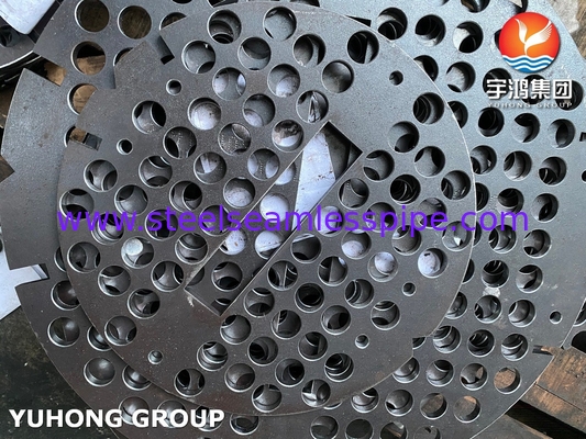 Baffle penukar panas, plat pendukung, ASME SA516 GR.70, NACE MR- 0175, MR-0103