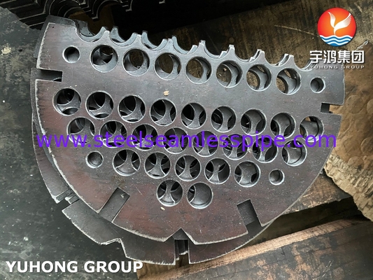 Baffle penukar panas, plat pendukung, ASME SA516 GR.70, NACE MR- 0175, MR-0103