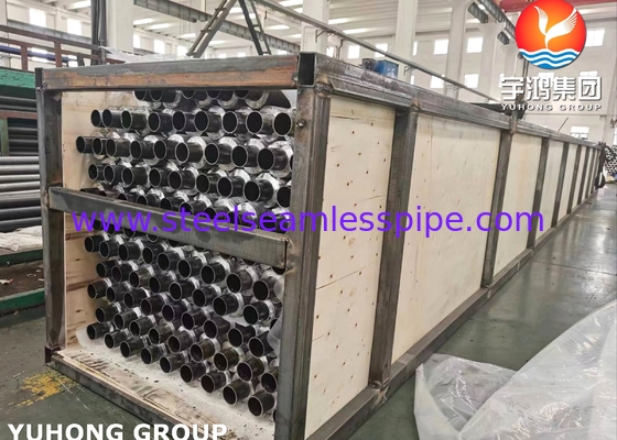 SA179 Tabung bergelombang tertanam tipe G Aluminium Fin Untuk radiator pendingin udara