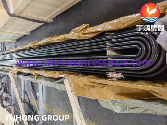 Karbon Steel U Bend Tube, ASME SA179, Full Killed, Nace MR-0175, untuk aplikasi penukar panas