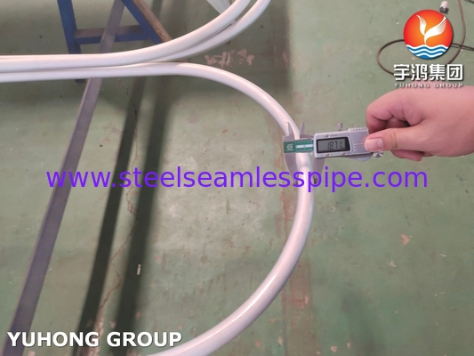 ASTM A213 TP304 Tabung Mulus Stainless Steel Penukar Panas Tabung U Bend