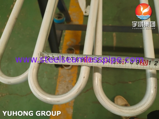 ASTM A213 TP304 Tabung Mulus Stainless Steel Penukar Panas Tabung U Bend