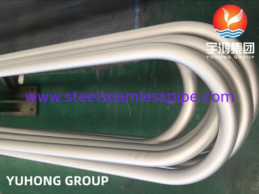 Inconel 625 u Tube lentur ASTM B444 UNS N06625 untuk Industri Aerospace