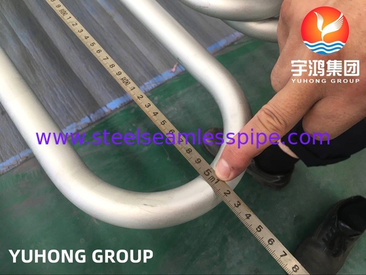 Inconel 625 u Tube lentur ASTM B444 UNS N06625 untuk Industri Aerospace