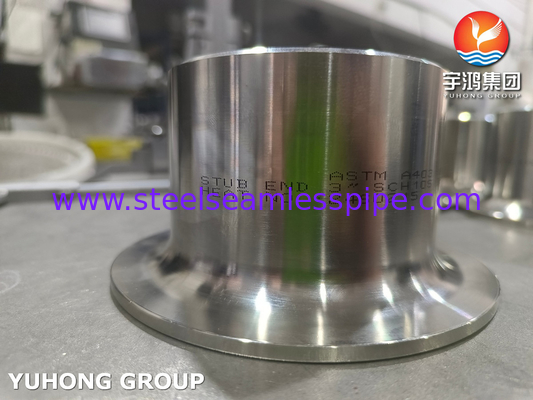 ASTM A403 WP317 Ujung Kancing Baja Tahan Karat B16.9 Ujung Stub Sambungan Lap Buttweld