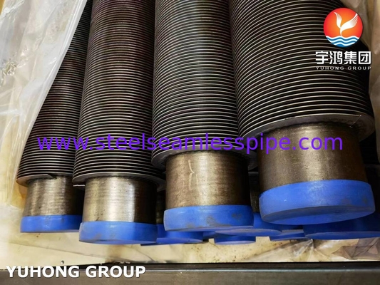 Disesuaikan frekuensi tinggi dilas / HFW Solid Fined Tube untuk Boiler Economizer