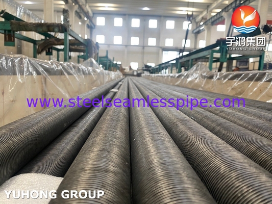 Disesuaikan frekuensi tinggi dilas / HFW Solid Fined Tube untuk Boiler Economizer