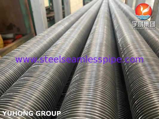 Disesuaikan frekuensi tinggi dilas / HFW Solid Fined Tube untuk Boiler Economizer