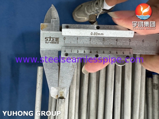 ASTM A269 TP316L Tabung Kerongkongan Stainless Steel Seamless Tube Annealed Pickled Tubing