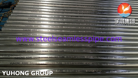 ASTM A249 TP304 BA Stainless Steel Welded Tube, Boiler dan Tube Exchanger