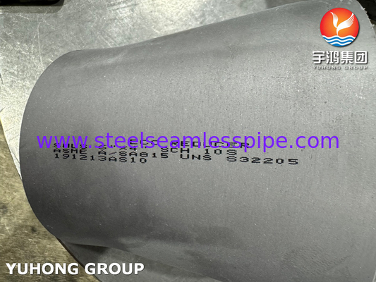 Duplex 2205 Buttweld Pipe Fittings ASTM A815 UNS S32205 Pengurang Eksentrik