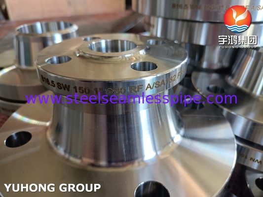 ASTM A182 F316L Soket Baja Tahan Karat Flange Dilas B16.5 SWRF Flange