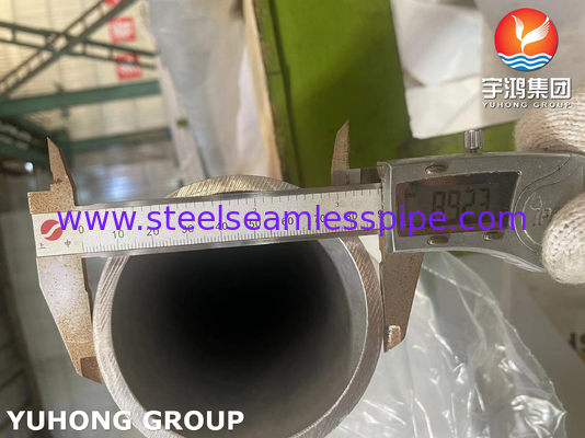 ASTM A312 Stainless Steel Seamless Tube untuk Layanan Suhu Tinggi S30815 253MA