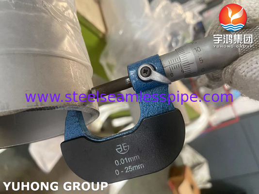 ASTM A312 Stainless Steel Seamless Tube untuk Layanan Suhu Tinggi S30815 253MA