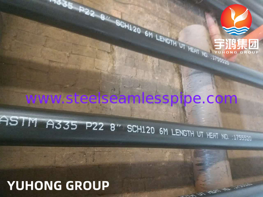 ASTM A335 P22 2-1/4Cr Stainless Seamless Pipe untuk Pembangkit Listrik/Boiler/Energi Nuklir