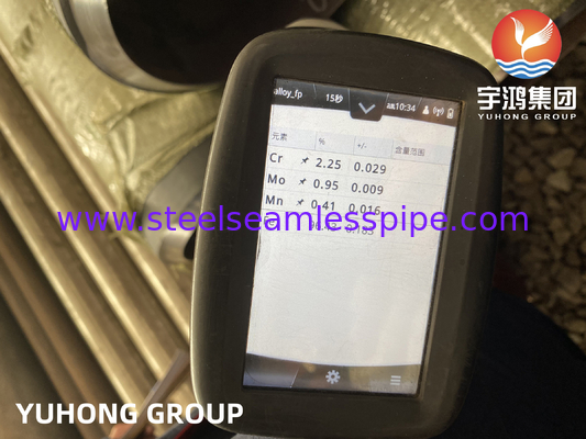 ASTM A335 P22 2-1/4Cr Stainless Seamless Pipe untuk Pembangkit Listrik/Boiler/Energi Nuklir