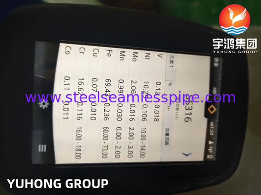 ASTM A358 Gr.1 TP316L Pipa las dari stainless steel untuk pabrik pengolahan air