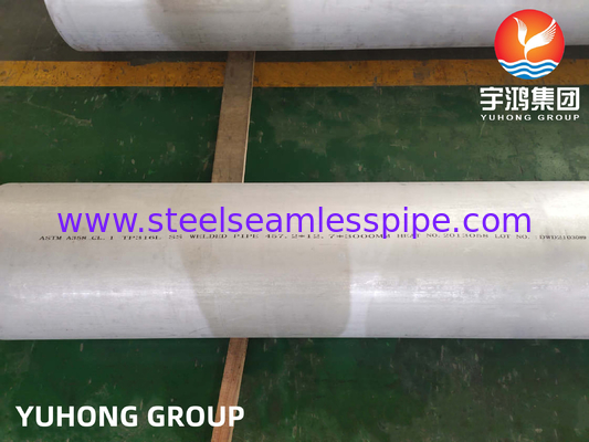 ASTM A358 Gr.1 TP316L Pipa las dari stainless steel untuk pabrik pengolahan air