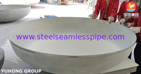 ASTM SA240 SS321 Kepala Elips dan Ujung Piring Untuk Kapal Tekanan