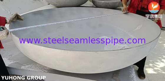 ASTM SA240 SS321 Kepala Elips dan Ujung Piring Untuk Kapal Tekanan