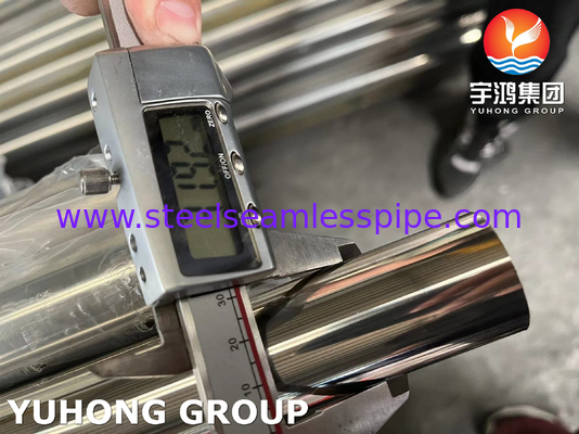 ASTM A554 TP304 Stainless Steel Welded Pipe Untuk Komposisi Kimia Superior