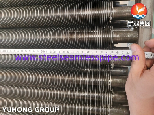Tipe L Pipa Fined A179 Aluminium 1060 1100 Untuk menara pendingin