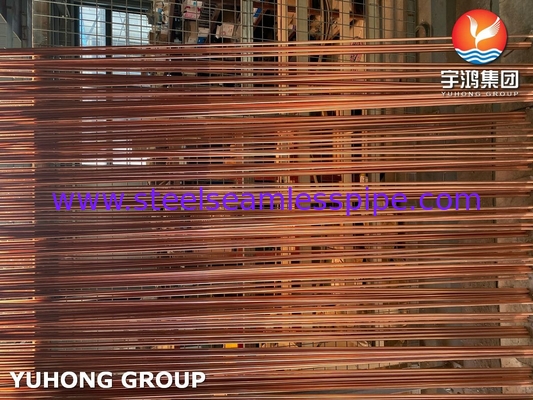 Korosi tahan tembaga paduan U Bend tabung untuk pendingin udara terkompresi