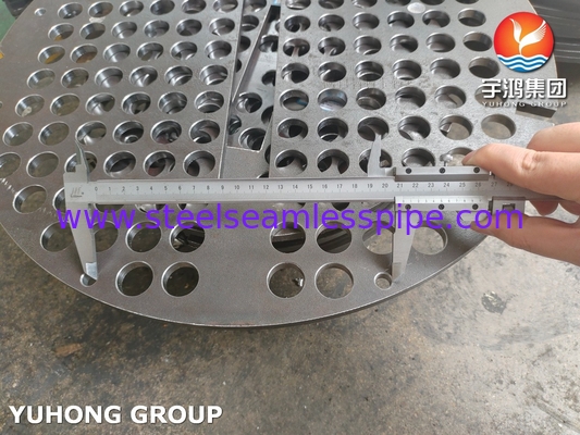 ASME SA516 Gr.70 Plat Baffle Baja Boiler Dan Plat Dukungan Kapal Tekanan
