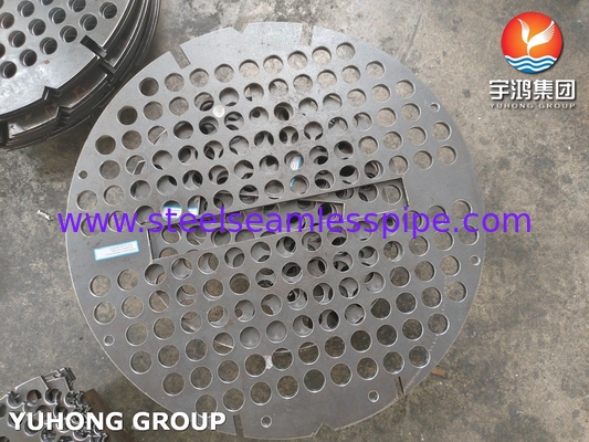 ASME SA516 Gr.70 Plat Baffle Baja Boiler Dan Plat Dukungan Kapal Tekanan