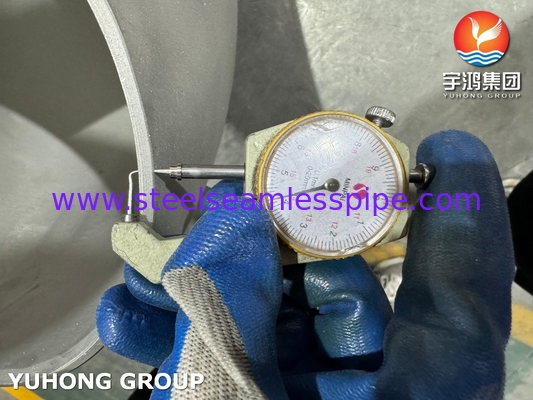 ASTM B366 UNS N08810 Alloy 800H Buttweld Fittings 180 derajat Bend Return